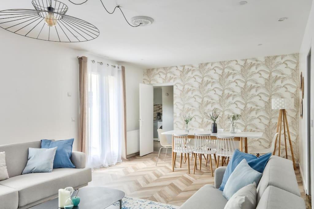 Parking Prive Gratuit - 15Mn Paris - Gare A Pied En 5Mn - Tout Equipee - Terrasse - Jardin - Stade De France - Casino D'Enghien - Hippodrome, Universite エピネー・シュル・セーヌ エクステリア 写真
